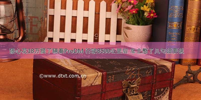 狠心花18万提了辆秦ProDM 行驶8500公里后 车主憋了几句话要说